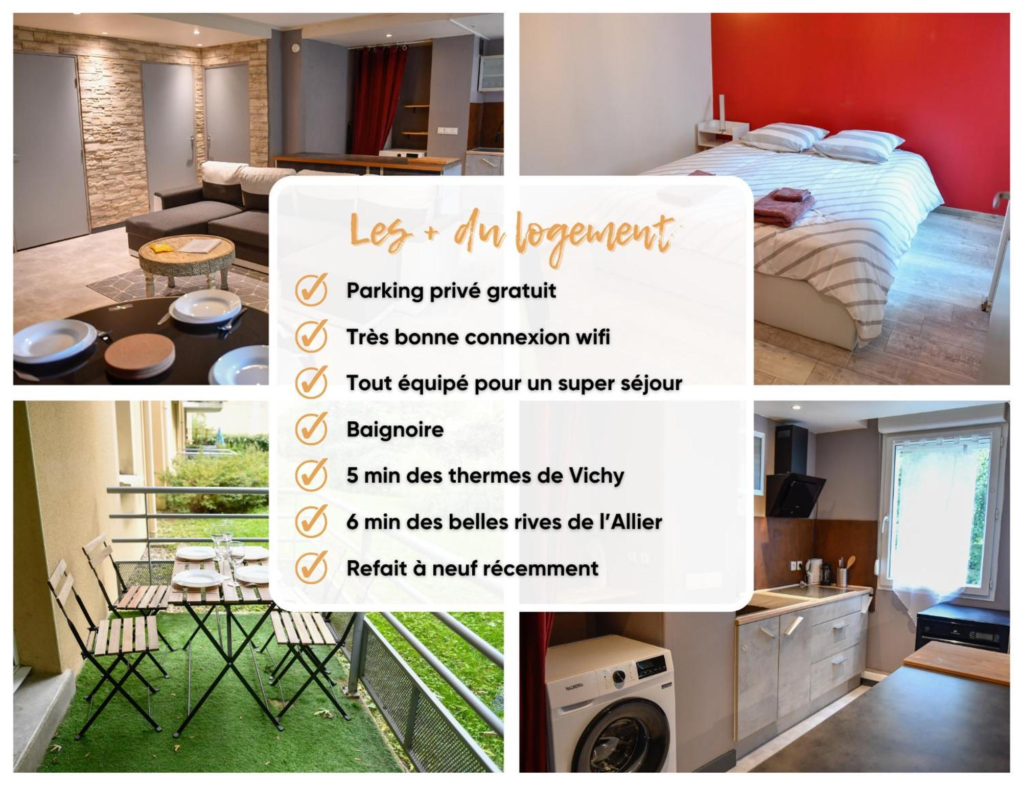 Calme Et Terrasse Privee Pres De Vichy Apartment Bellerive-sur-Allier Ngoại thất bức ảnh